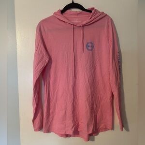 Vineyard Vines Pink Cotton Hoodie, Size S